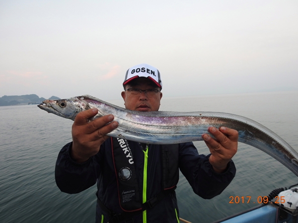 ドンペペ８で１．９ｋｇの太刀魚！　　広島県